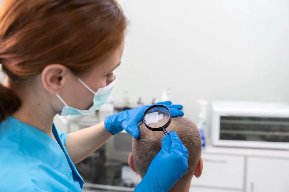 Crown Hair Transplant Timeline